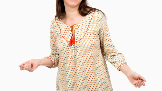 Tunika Bluse nähen Tunika Bluse nähen