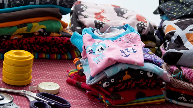 Stoffstapel Nähprojekte