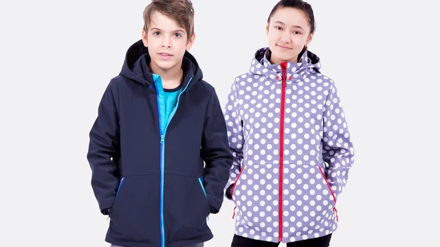 Schnittmuster Softshelljacke Teens und Kinder