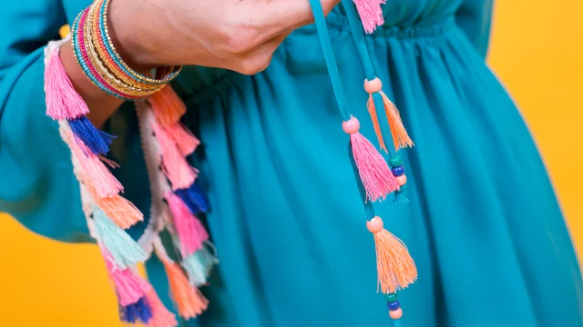 Nähanleitung Quasten selber machen mit Nähvideo