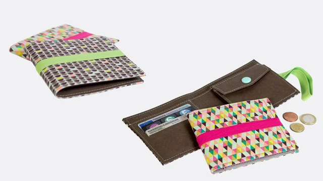 Nähvideo Schnittmuster Nähanleitung Snappap Geldbörse