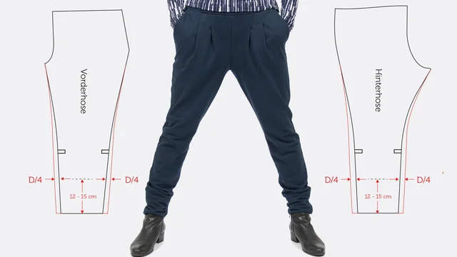 Nähanleitung: Hose anpassen in Länge und Weite