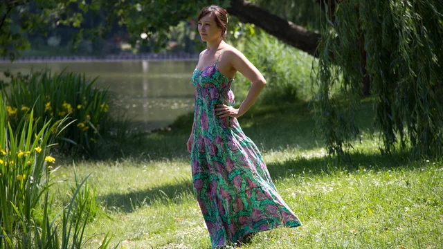 Nähanleitung Maxikleid aus Webstoffen selber nähen Nähanleitung Maxikleid aus Webstoffen selber nähen