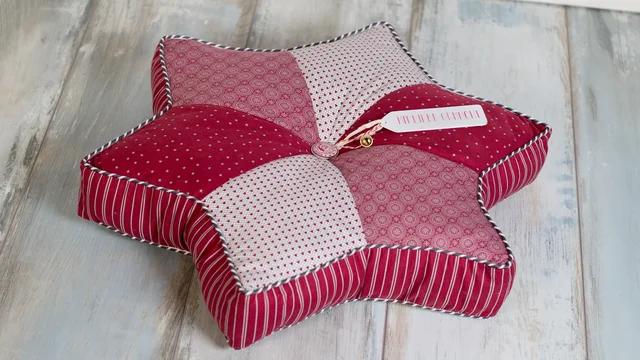 Nähanleitung Sternkissen Geschenkidee