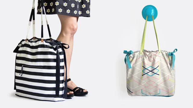 Nähvideo Schnittmuster Nähanleitung Strandtasche Carrie