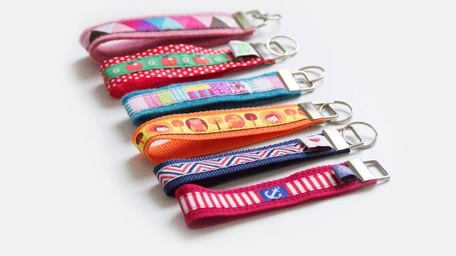 Schlüsselband Nähidee Geschenkidee selber nähen Schlüsselband Nähidee Geschenkidee selber nähen