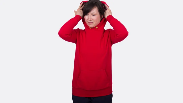 Schnittmuster Kapuzenpullover mit Kängurutasche