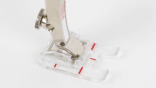 Nähen lernen – Nähmaschinenfüßchen – Applikationsfuß