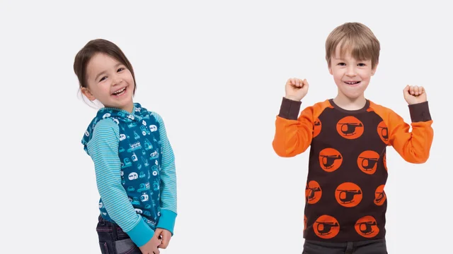 Nähvideo Schnittmuster Nähanleitung Kinder Raglanshirt Leo