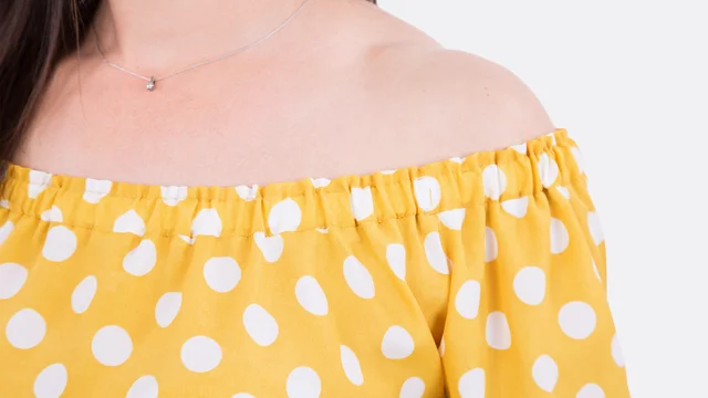 Nähanleitung Carmenausschnitt für Bluse nähen