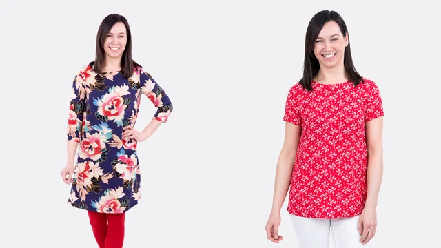 Nähvideo Schnittmuster Nähanleitung Bluse Kleid Allie