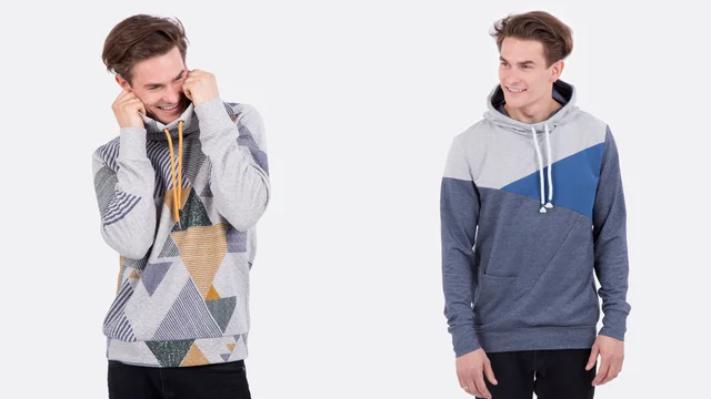 Nähvideo Schnittmuster Nähanleitung Freestyle Hoodie Luke
