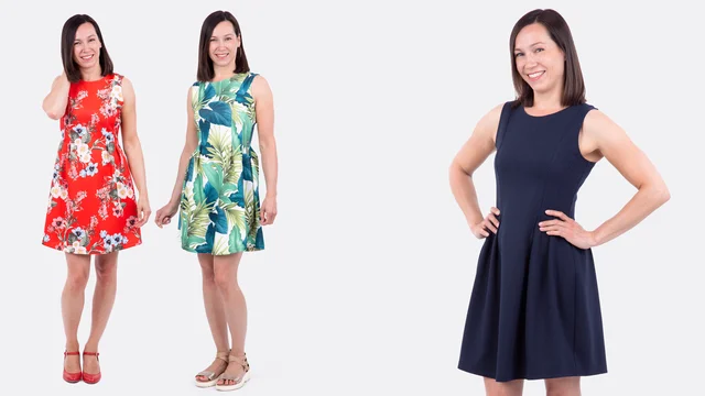 Nähvideo Schnittmuster Nähanleitung Kleid Marie