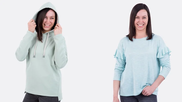 Nähvideo Schnittmuster Nähanleitung Oversize Shirt Megan
