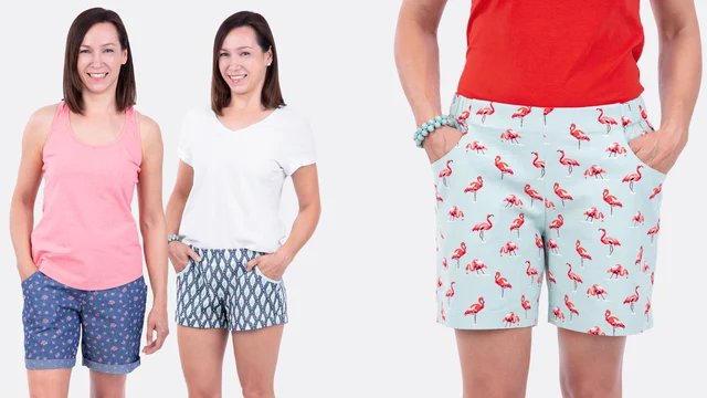 Nähvideo Schnittmuster Nähanleitung Shorts Summer