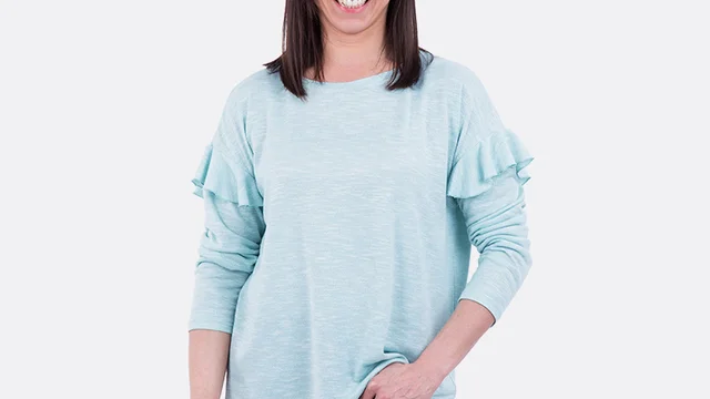 Schnittmuster Anleitung Oversize-Shirt volant