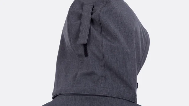 Schnittmuster Regenjacke Softshell Kapuze verstellbar mit Klettband