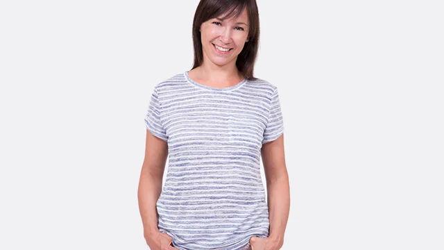 Schnittmuster T-Shirt Strickstoff Streifen nähen Anleitung Schnittmuster T-Shirt Strickstoff Streifen nähen Anleitung