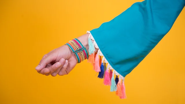 Schnittmuster Tunika Nähanleitung Trompetenärmel Quasten selber nähen