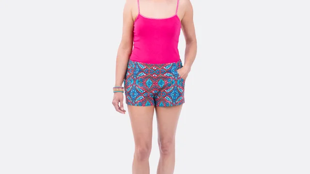Sommer Outfit selber nähen Shorts mit Top Anleitung