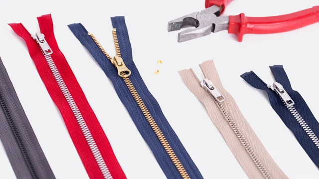 Reißverschluss kürzen Anleitung