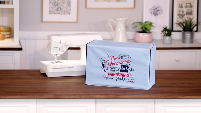 Nähanleitung Nähmaschinenhülle selber nähen
