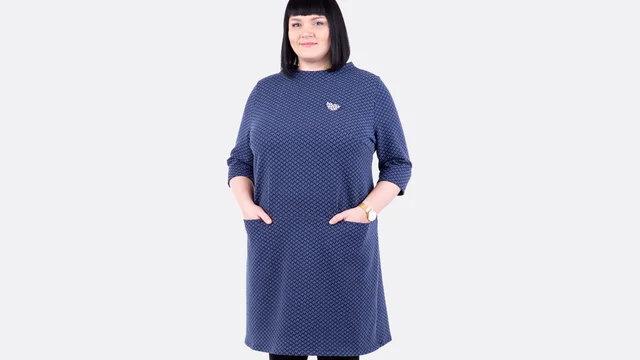 Schnittmuster A-Linienkleid in großer Größe selber nähen