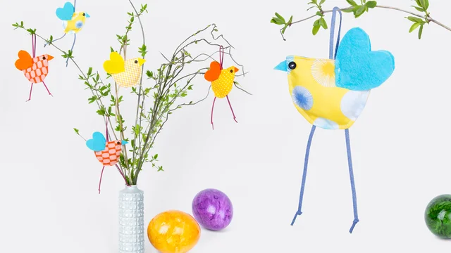 Osterküken nähen, DIY-Osterdeko