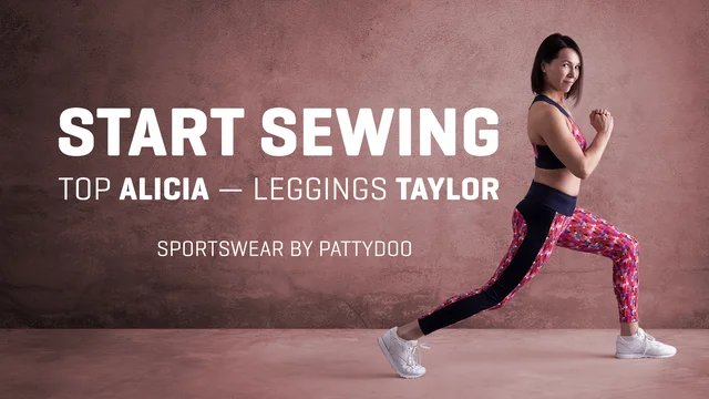 Sportswear mit Schnittmuster und Nähvideo selber nähen