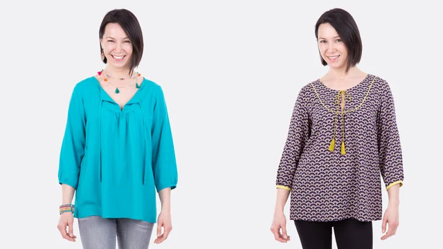 Nähvideo Anleitung Schnittmuster Tunika Kyra