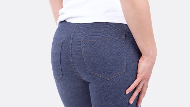 Jeggings Schnittmuster Jeans Jersey Fake-Tasche