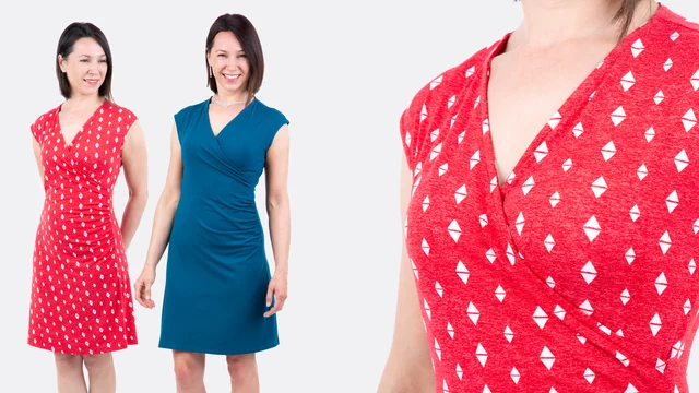 Wickelkleid Smilla Videoanleitung Nähvideo