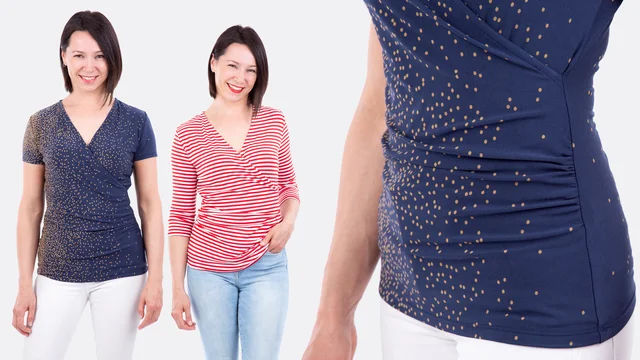 Wickelshirt Nähvideo Jessy Videoanleitung