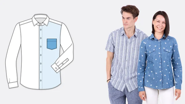 Hemden Nähserie Teil 1 Brusttasche nähen