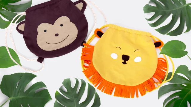 Kinderrucksack selber nähen Turnbeutel Nähanleitung