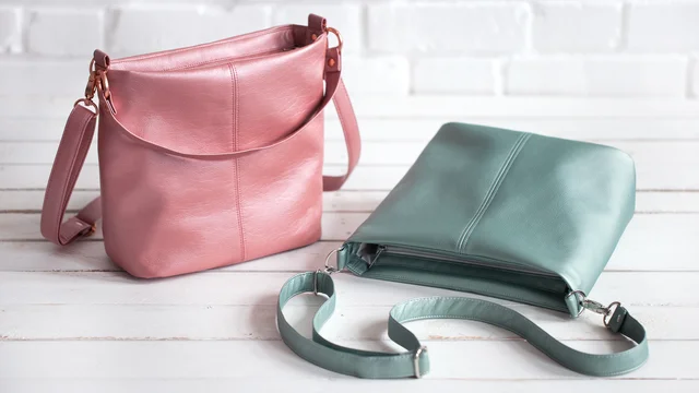 Videoanleitung Umhängetasche Annie aus Kunstleder nähen