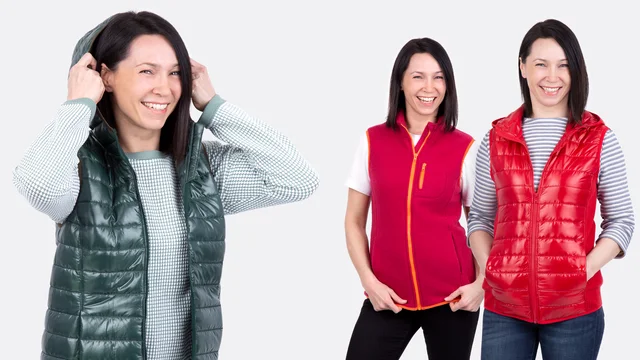 Videoanleitung Steppweste Damen nähen