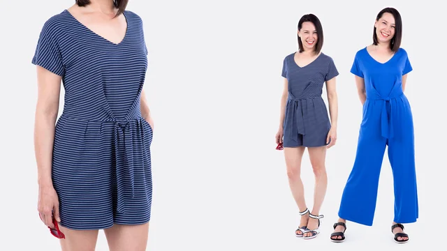 Videoanleitung Jumpsuit Overall Playsuit nähen