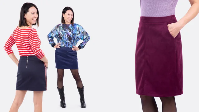 Videoanleitung Damnrock mit Reißverschluss selbernähen