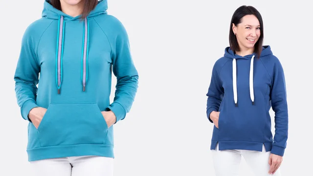 Videoanleitung Hoodie Kapuzenpullover selber nähen