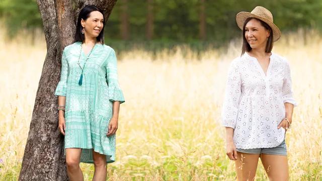 Videoanleitung Tunika-Kleid selber nähen lernen