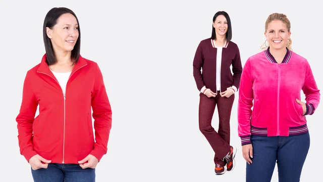 Collegejacke selbernähen mit Videoanleitung