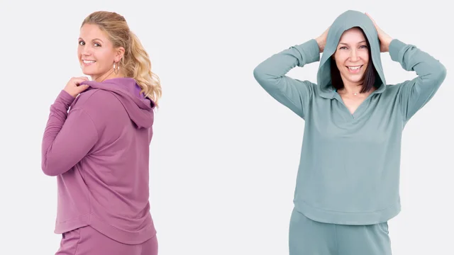 Videoanleitung Kapuzenshirt mit V-Ausschnitt selber nähen