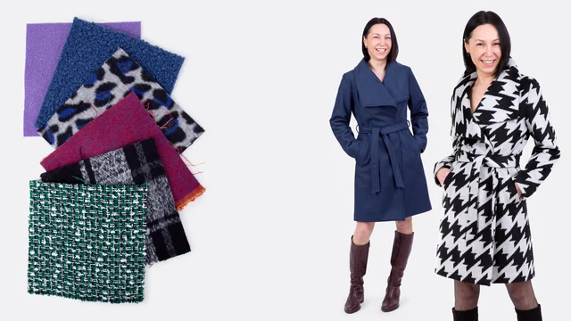 Videoanleitung zum Mantel nähen - Tipps zur Stoffauswahl und Einlage