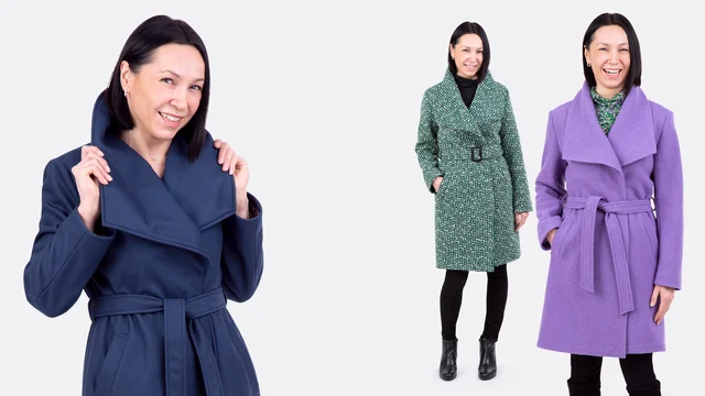 Videoanleitung Damenmantel selber nähen