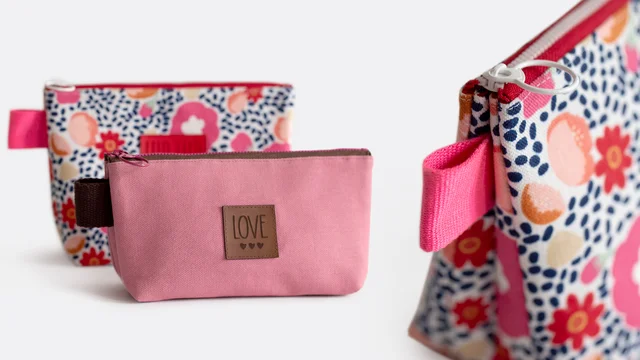 Videoanleitung Kosmetiktasche Lotta mit Reißverschluss nähen