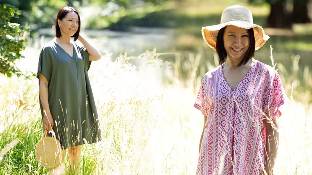 Mit Videoanleitung Kaftankleid selber nähen