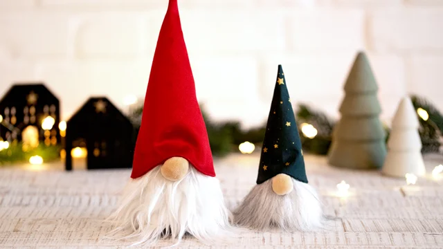 Anleitung Wichtel Dekoration für Weihnachten nähen DIY Tutorial