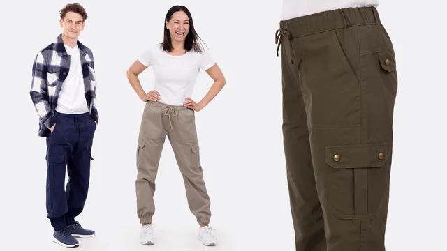 Videoanleitung Cargohose mit Taschen nähen lernen
