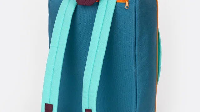 Sporttasche mit Rucksack nähen Schnallen Verschluss